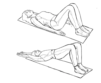 exercice de la panche inversée